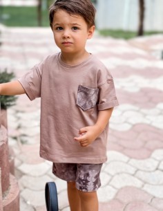 Kahve Batik Çocuk Takım 2